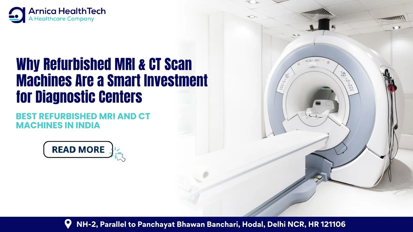 Why Refurbished MRI & CT Scan Machines Are a Smart Investment for Diagnostic Centers