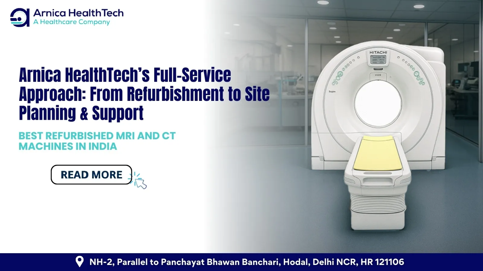 Arnica HealthTech’s Full-Service Approach: From Refurbishment to Site Planning & Support