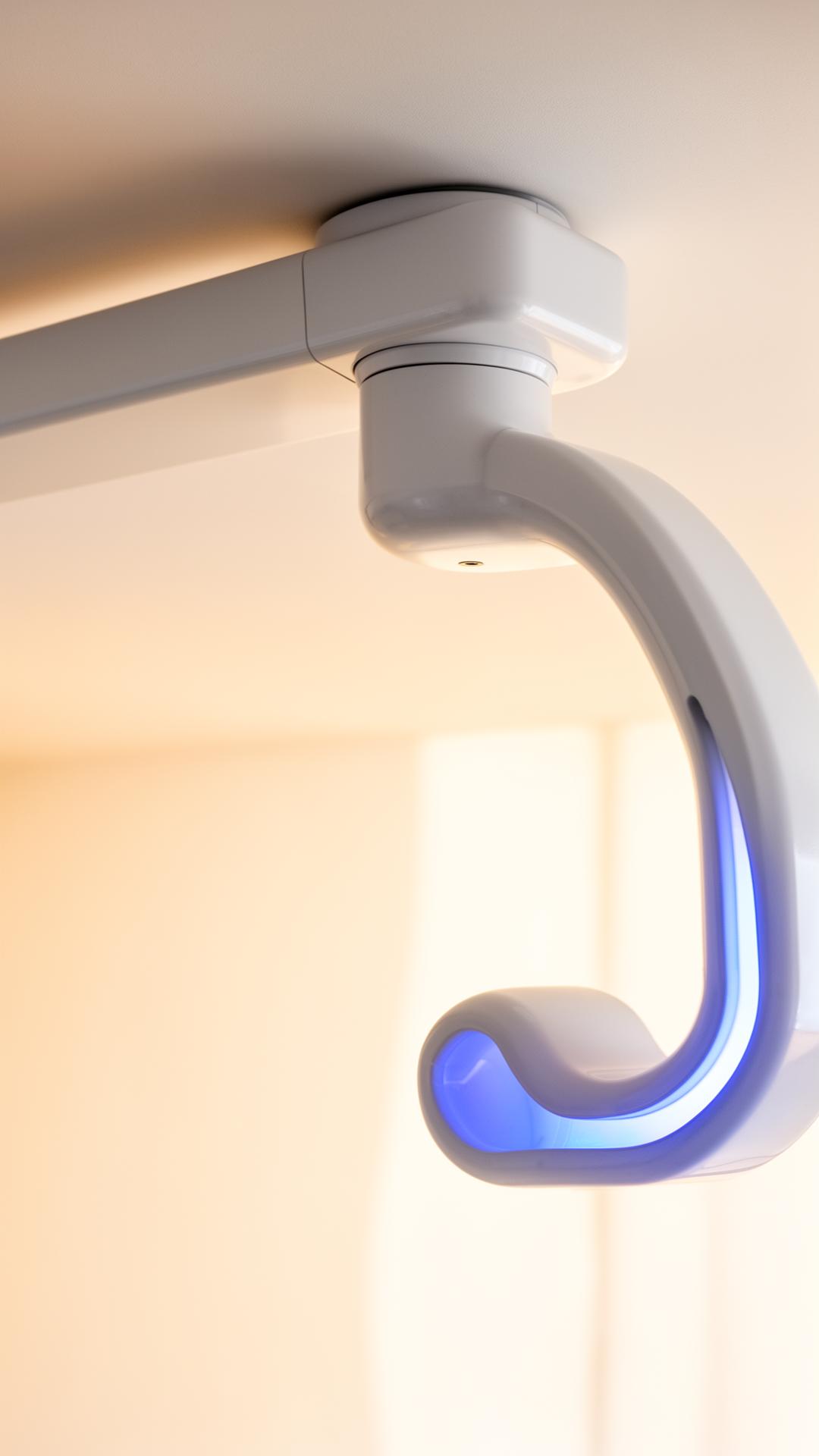 Rock-Stable Ceiling-Mounted L-arm
